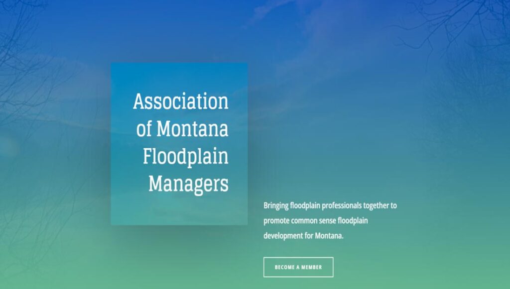Association Floodplain website homepage