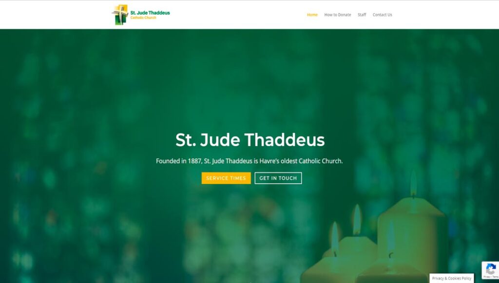 St. Jude Thaddeus website homepage