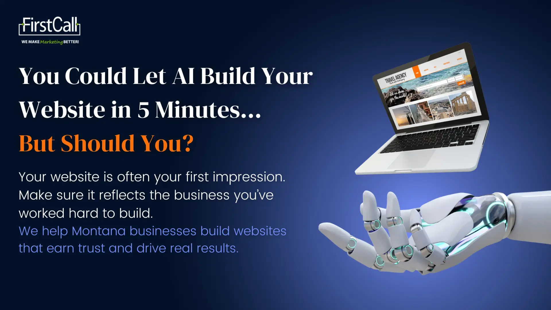 You Could Let AI Build Your Website in 5 Minutes…